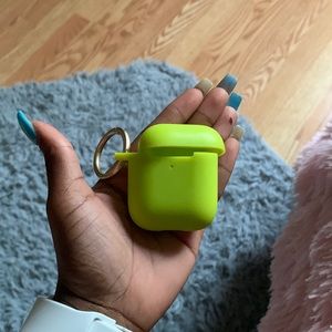 lime green air pod case